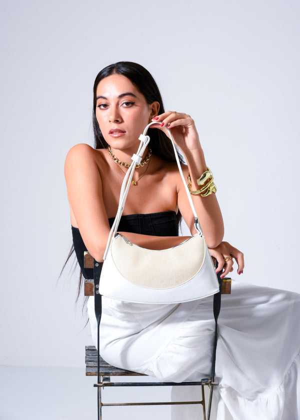 The Riviera Shoulder Bag - WHITE