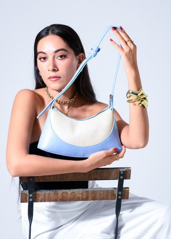 The Riviera Shoulder Bag - BLUE