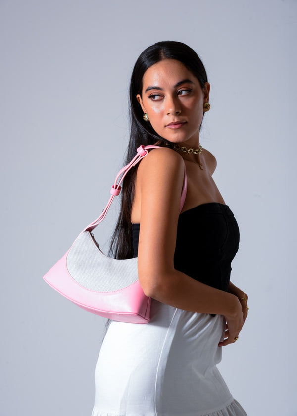 The Riviera Shoulder Bag - PINK
